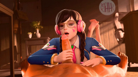 [无修/CV][Horny Herring Studios] DvaJK装骑乘榨精+生化危机夫人逆推榨精 [1.3G/UC]-4.gif