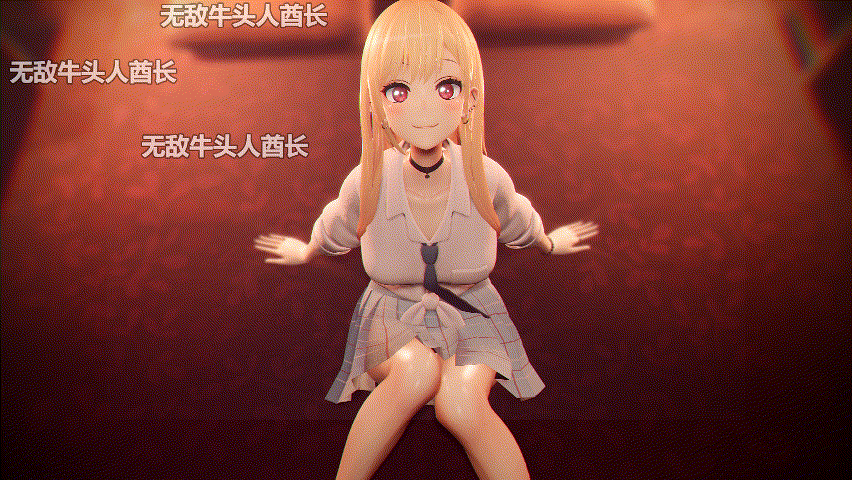 [MMD][Ngon's MMD Club] 3月31日 Marin's Dynamic hip-swinging dance 喜多川海梦差分 [2.73G]-4.gif