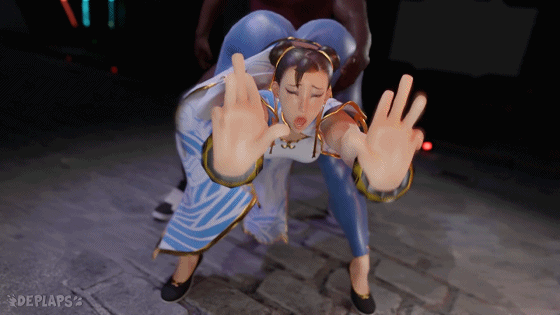 [3D/无修/CV]DePlaps 3-9月新作：黑百合+艾玛+春丽 [769.4MB]-2.gif