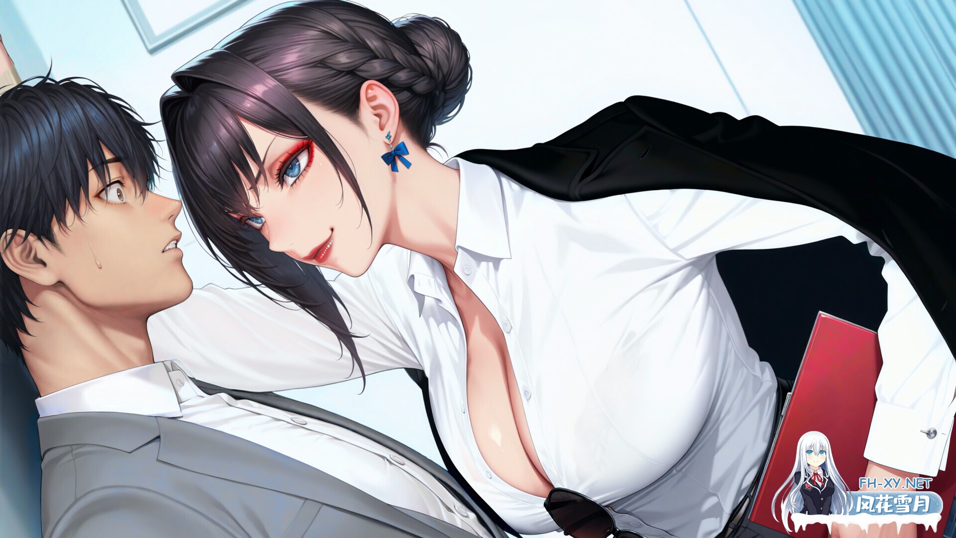 [SLG/2D/STEAM官中/AI作画/巨乳]欲望办公室熟女/Lust Office MILFs[PC/0.35G]-7.jpg