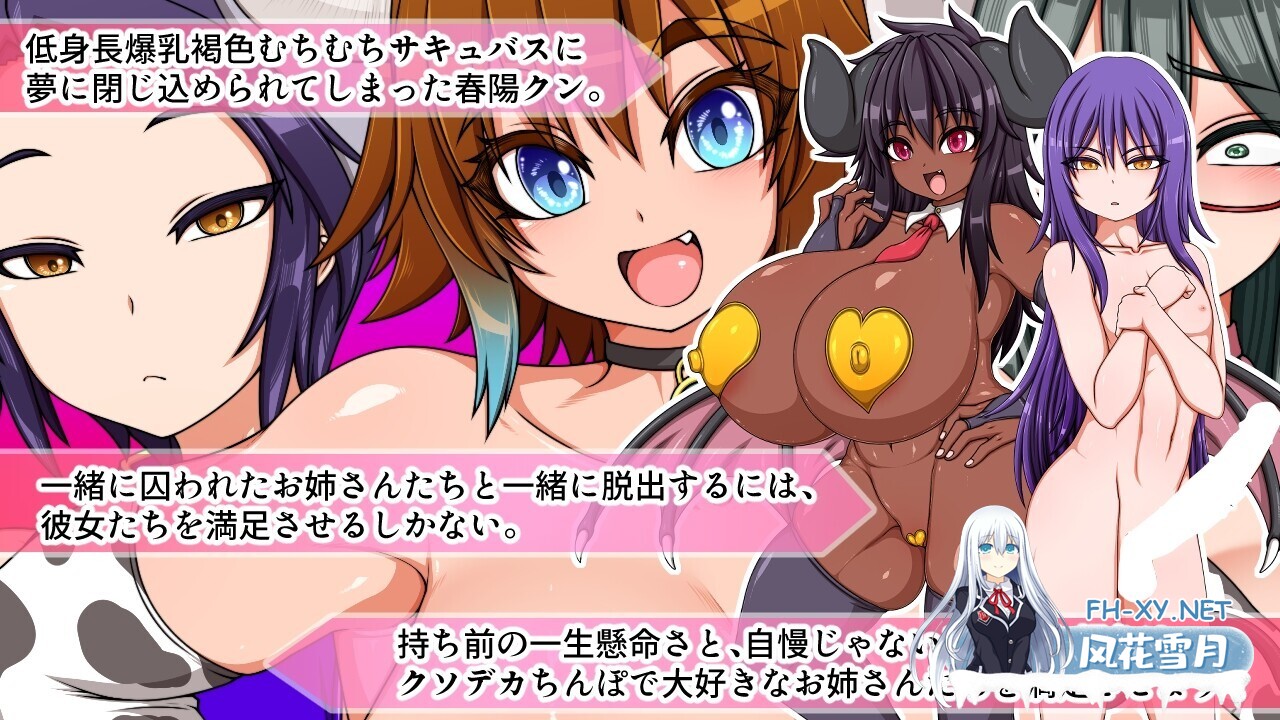 [日系SLG/汉化/中出/PC]三位非常喜欢我的魅魔小姐们 ボクのことが大好きな3人のサキュバスさんたち Mtool 汉化版[1.68G]-4.jpg