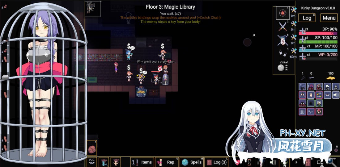 [RPG/官中/动态]变态地牢/Kinky Dungeon v5.5.0 官方中文版[PC/680M]-2.jpg