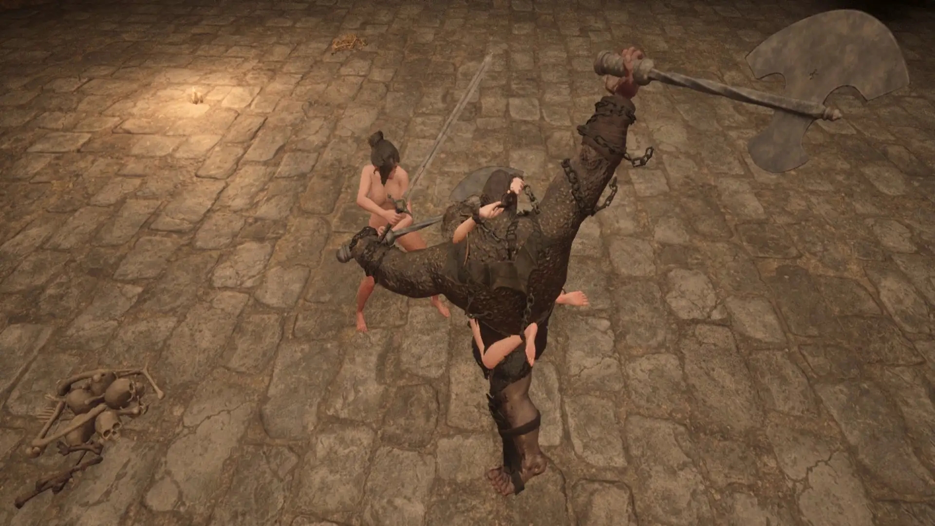 [PC][3D/ACT/动态/官中/捆绑拘束/3D]奴隶地下城深渊 奴○ダンジョンの深淵 官方中文版 [3.15GB]-3.jpg