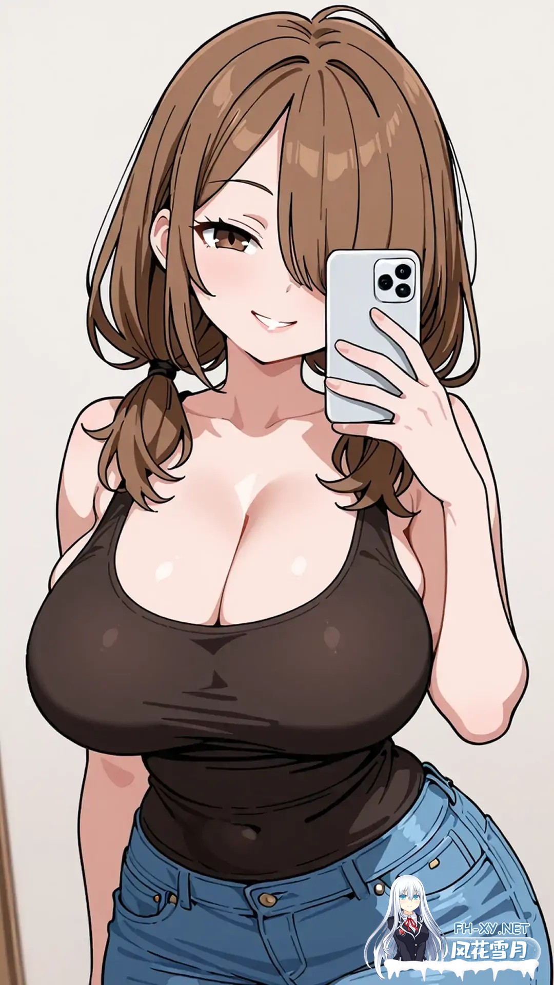 [SLG/AI汉化/后宫/AI作画/巨乳]怪癖手机:滑动诱惑/Kinky Phone – Swipe to Seduce [Ver1.0][PC+安卓/0.49G]-7.jpg